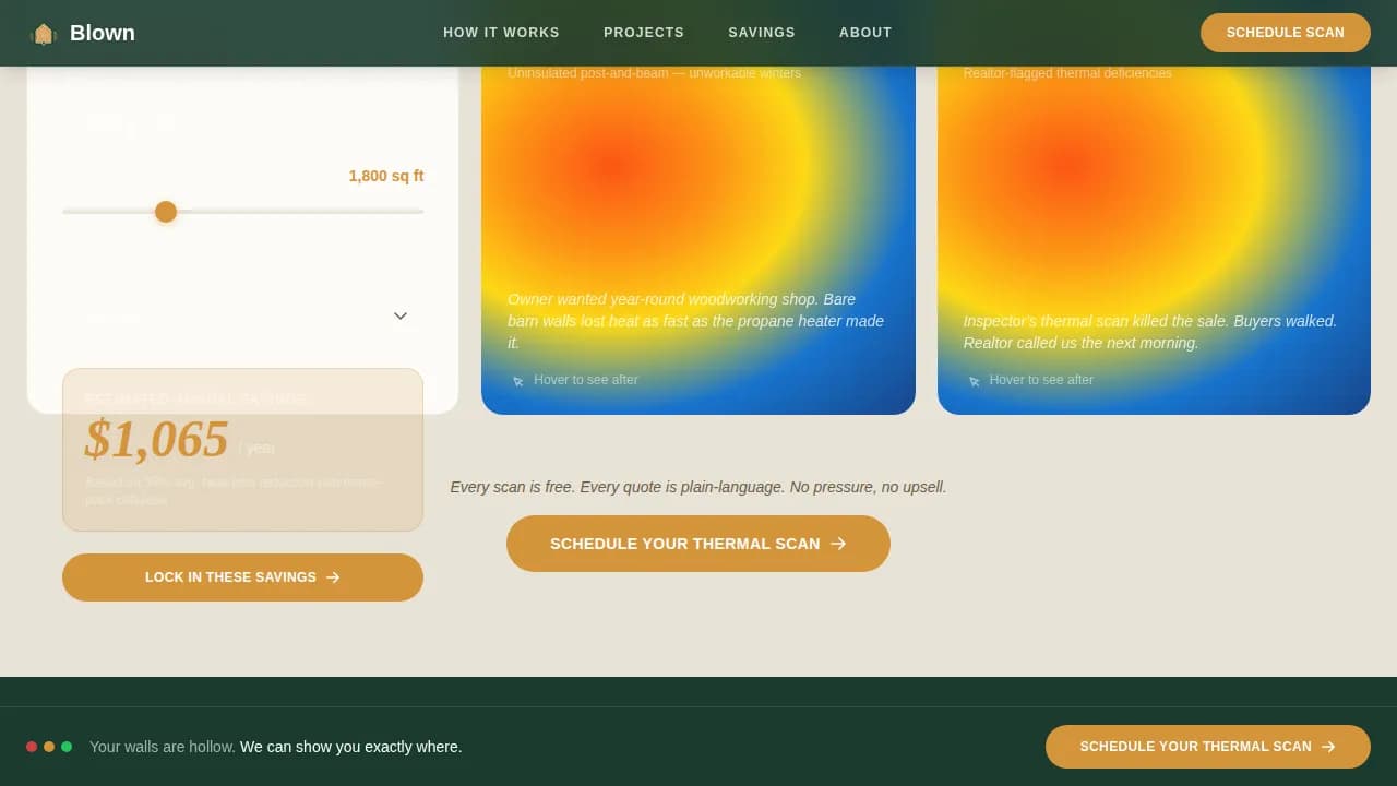 Insulate — Expert Thermal Service Landing Page Template