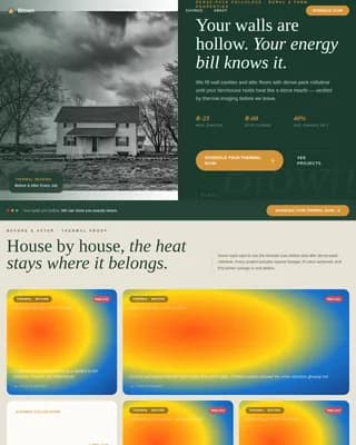 Insulate — Expert Thermal Service Landing Page Template
