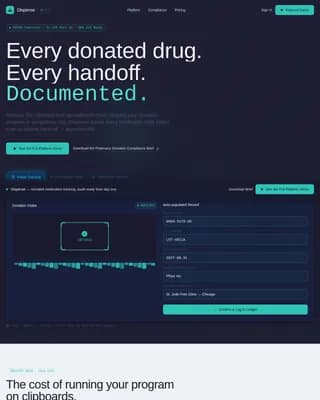 Dispense — Smart Pharmacy Management Landing Page Template