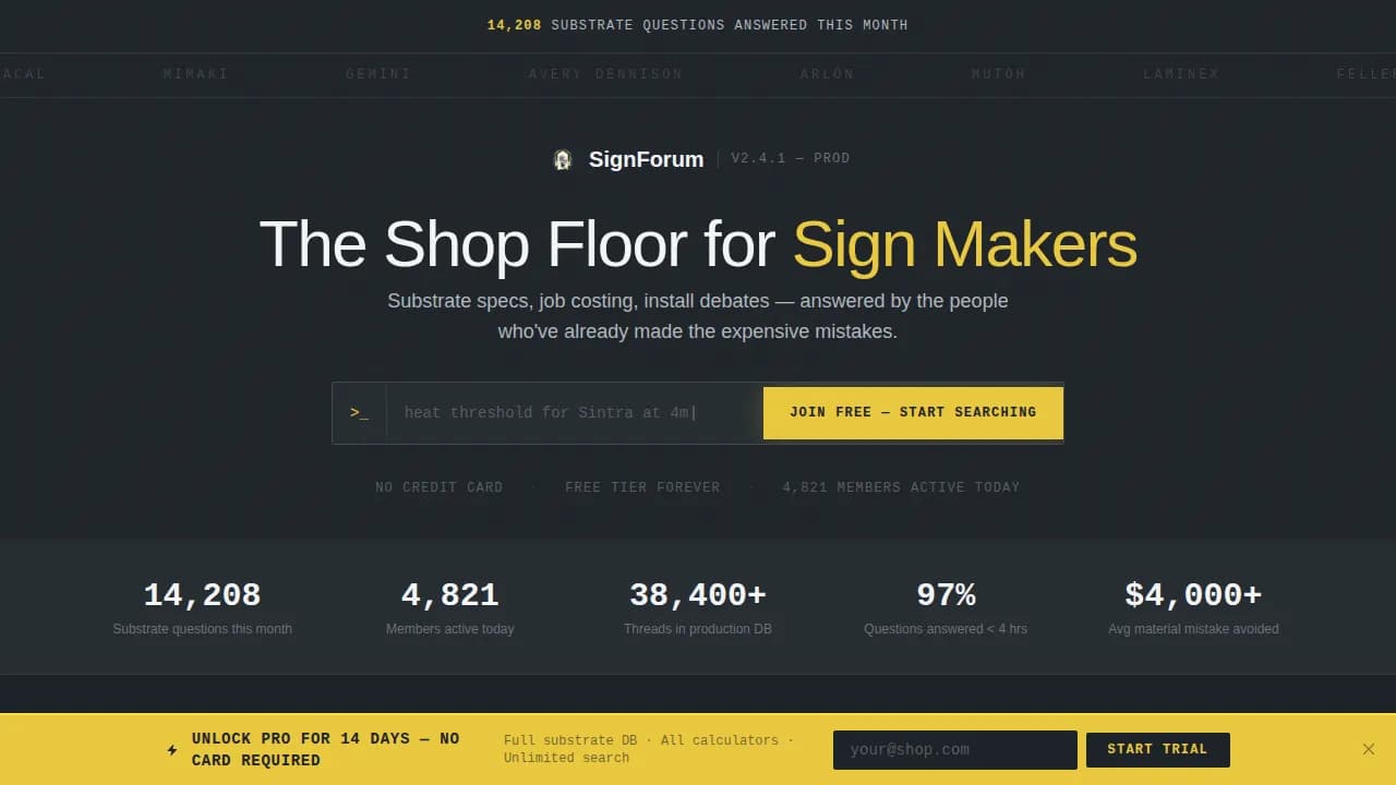Matrix — Interactive Forum Comparison Landing Page Template