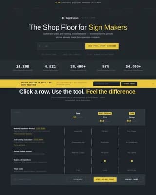 Matrix — Interactive Forum Comparison Landing Page Template