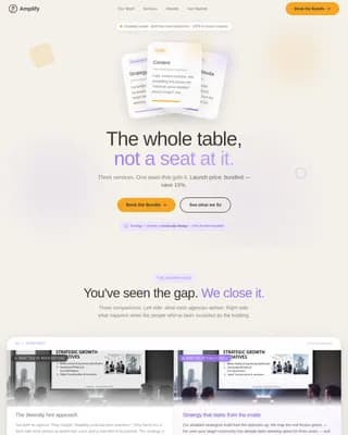 Elevate — Inclusive Marketing Agency Landing Page Template