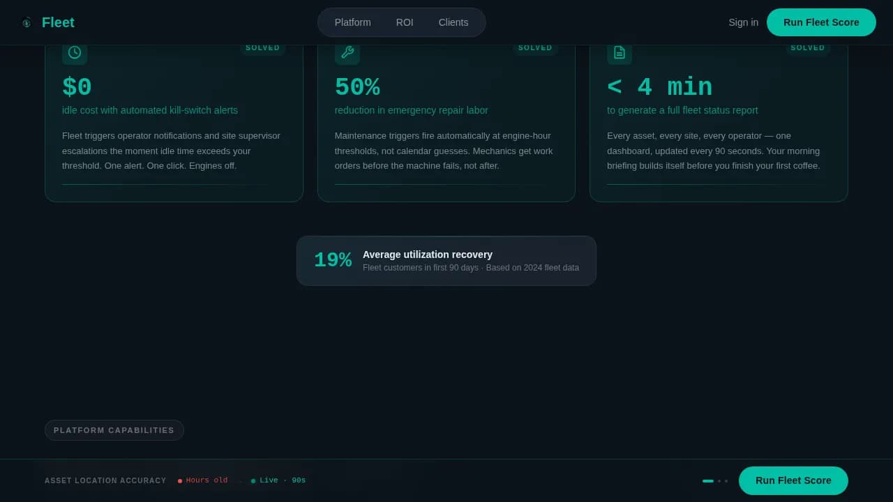 Orchestrate — Smart Construction Ops Landing Page Template
