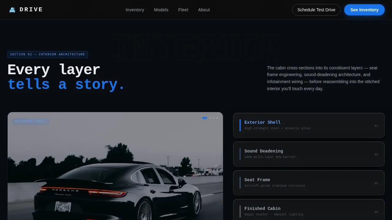 Accelerate — Precision Auto Dealership Landing Page Template