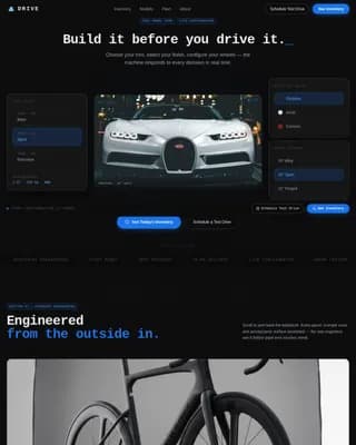 Accelerate — Precision Auto Dealership Landing Page Template