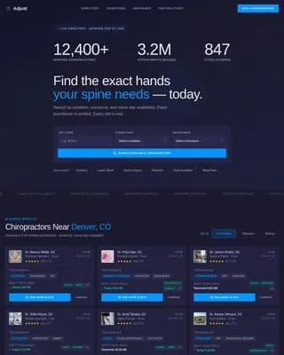 Restore — Comprehensive Spinal Care Landing Page Template