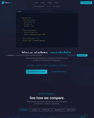 Dental Practice Policy & Insurance Comparison Website Template