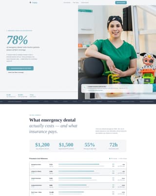 Emergency Dentist Education Website Template