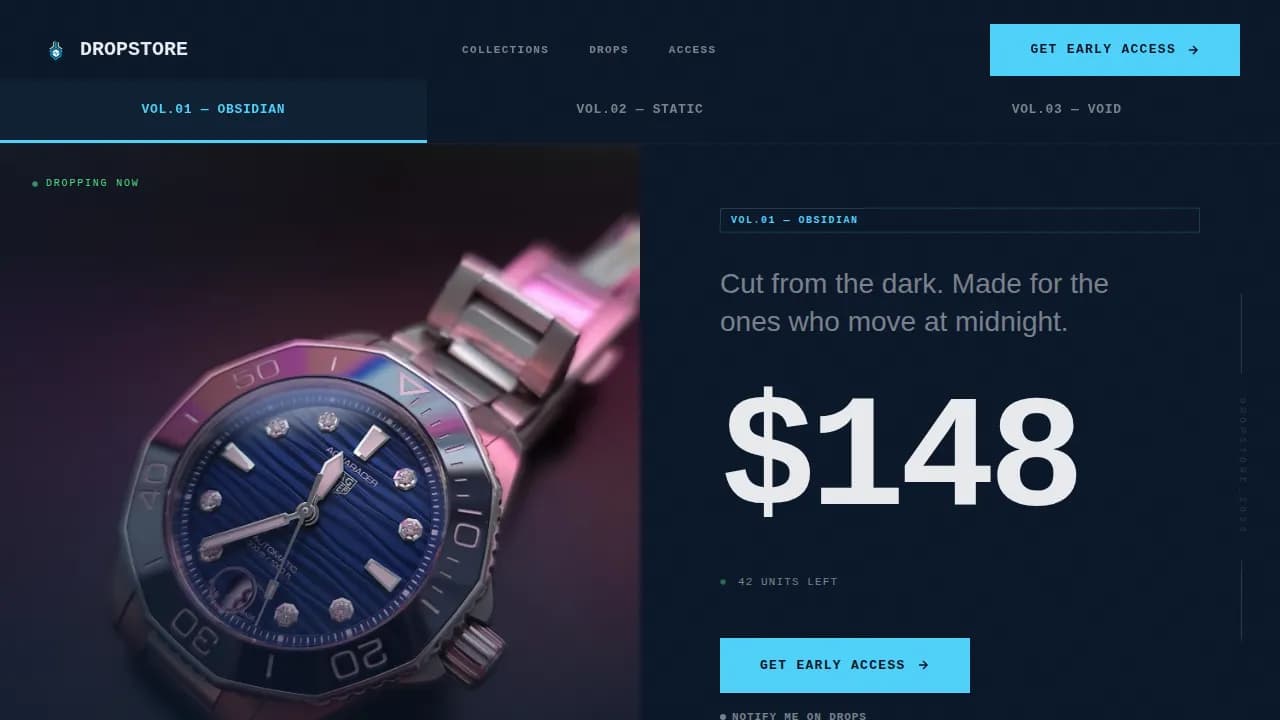 E-Commerce Digital Presence Professional Website Template