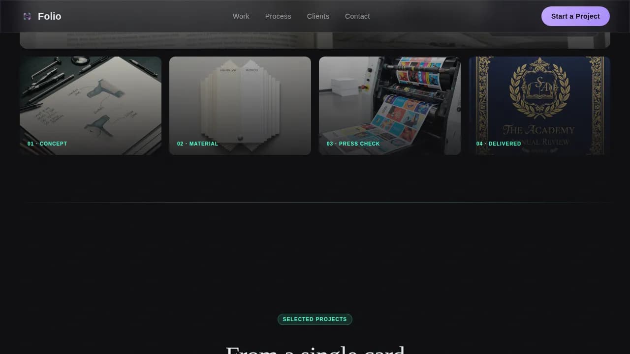 Design Portfolio Portfolio Website Template