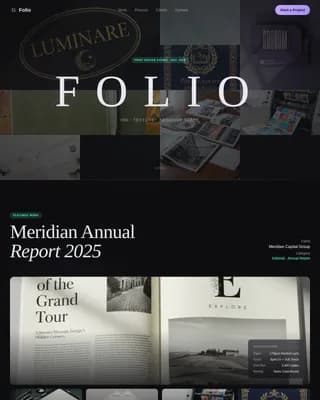 Design Portfolio Portfolio Website Template