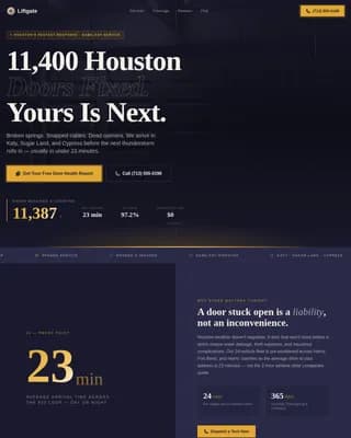 Liftgate — Rapid Garage Door Service Landing Page Template