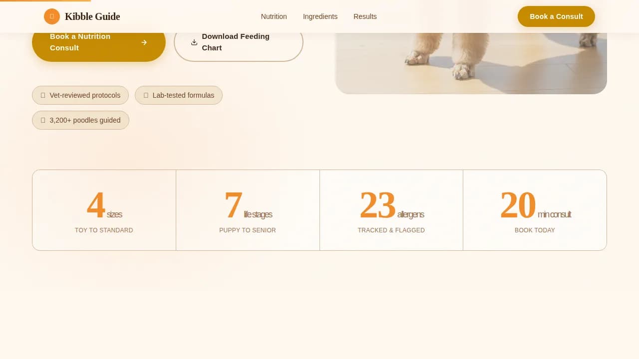 Dog Booking Website Template