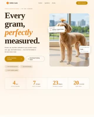 Dog Booking Website Template