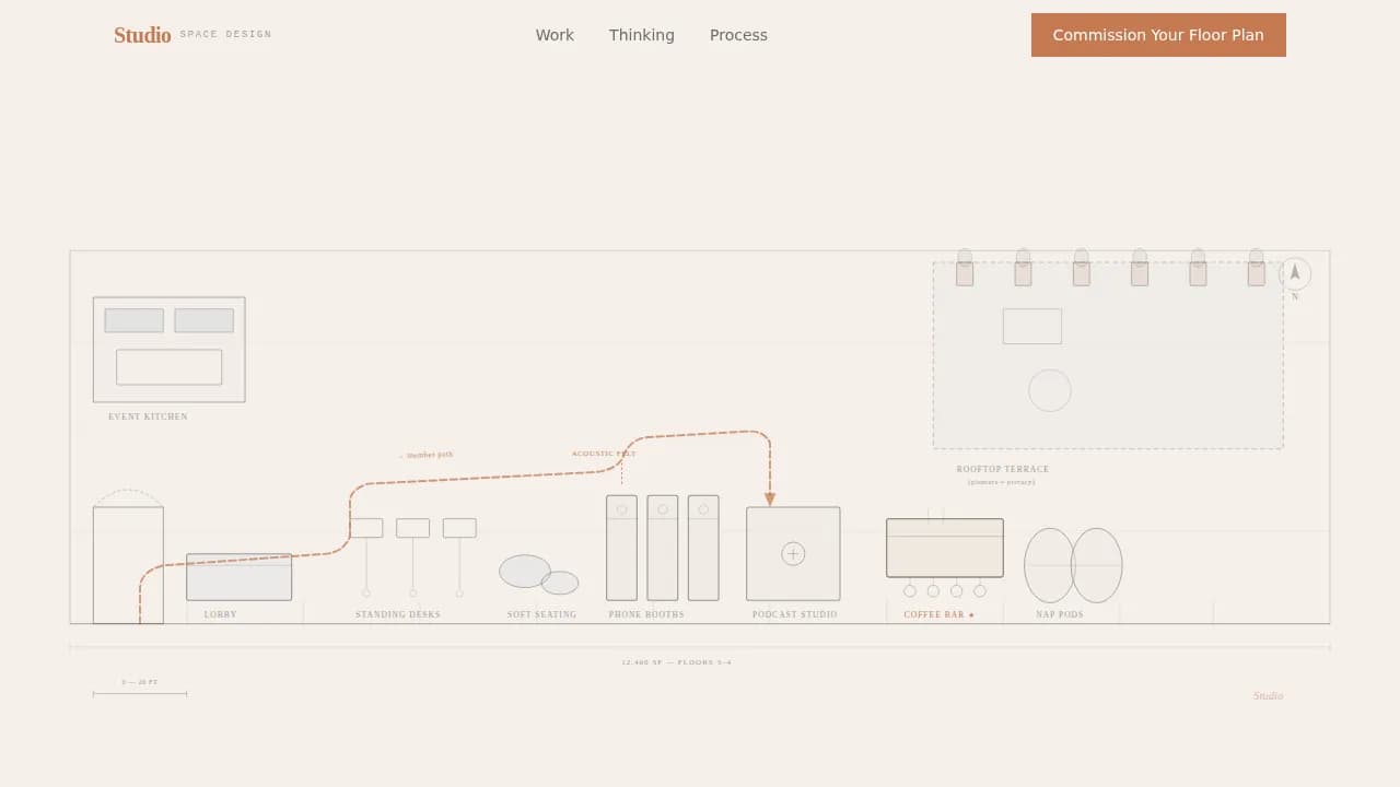 Studio — Innovative Workspace Solutions Landing Page Template