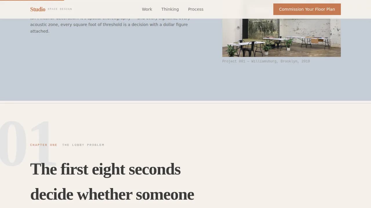Studio — Innovative Workspace Solutions Landing Page Template