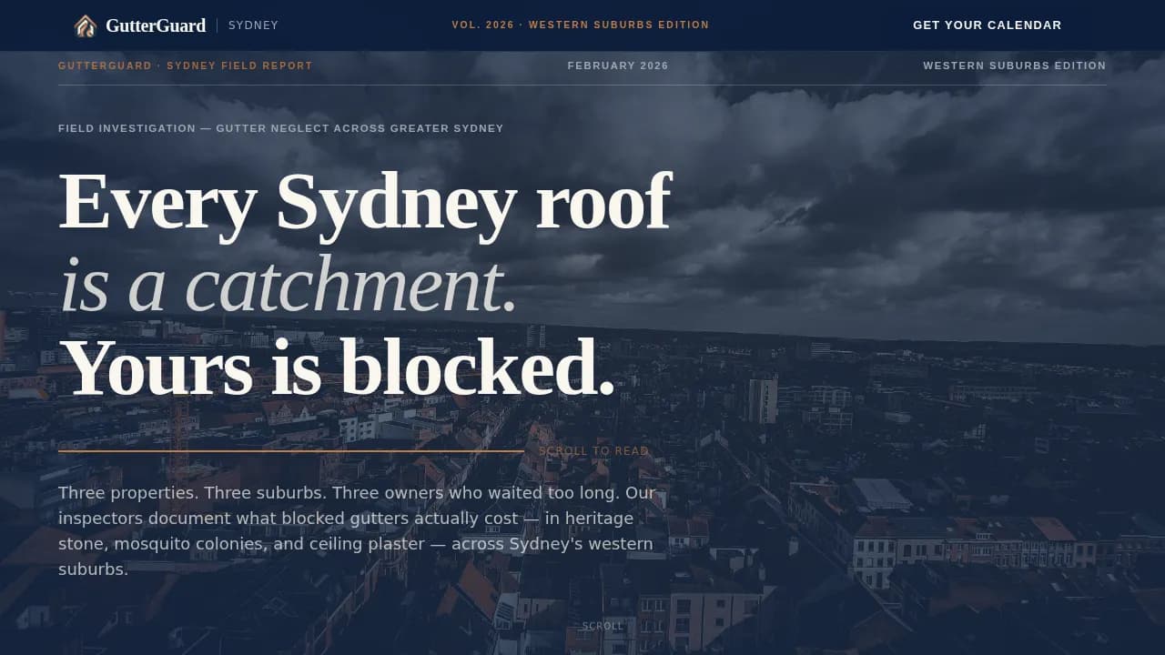 Gutter — Authoritative Cleaning Solutions Landing Page Template