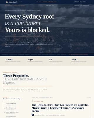 Gutter — Authoritative Cleaning Solutions Landing Page Template