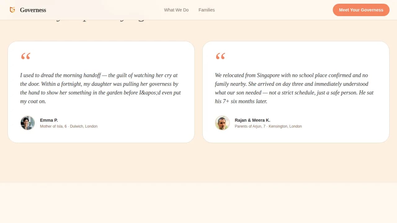 Mentor — Trusted Home Tutoring Landing Page Template