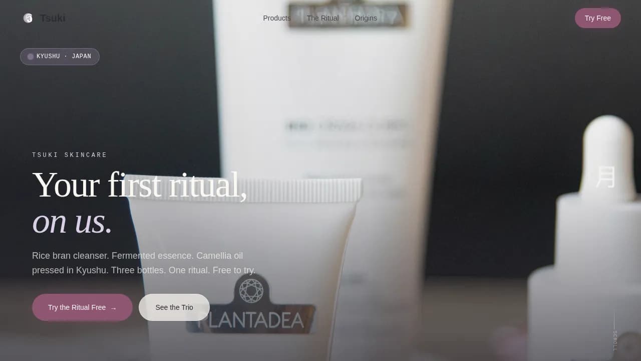 Essence — Ritual Japanese Skincare Landing Page Template