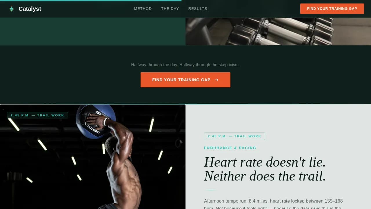 Accelerate — Performance Athletic Coaching Landing Page Template