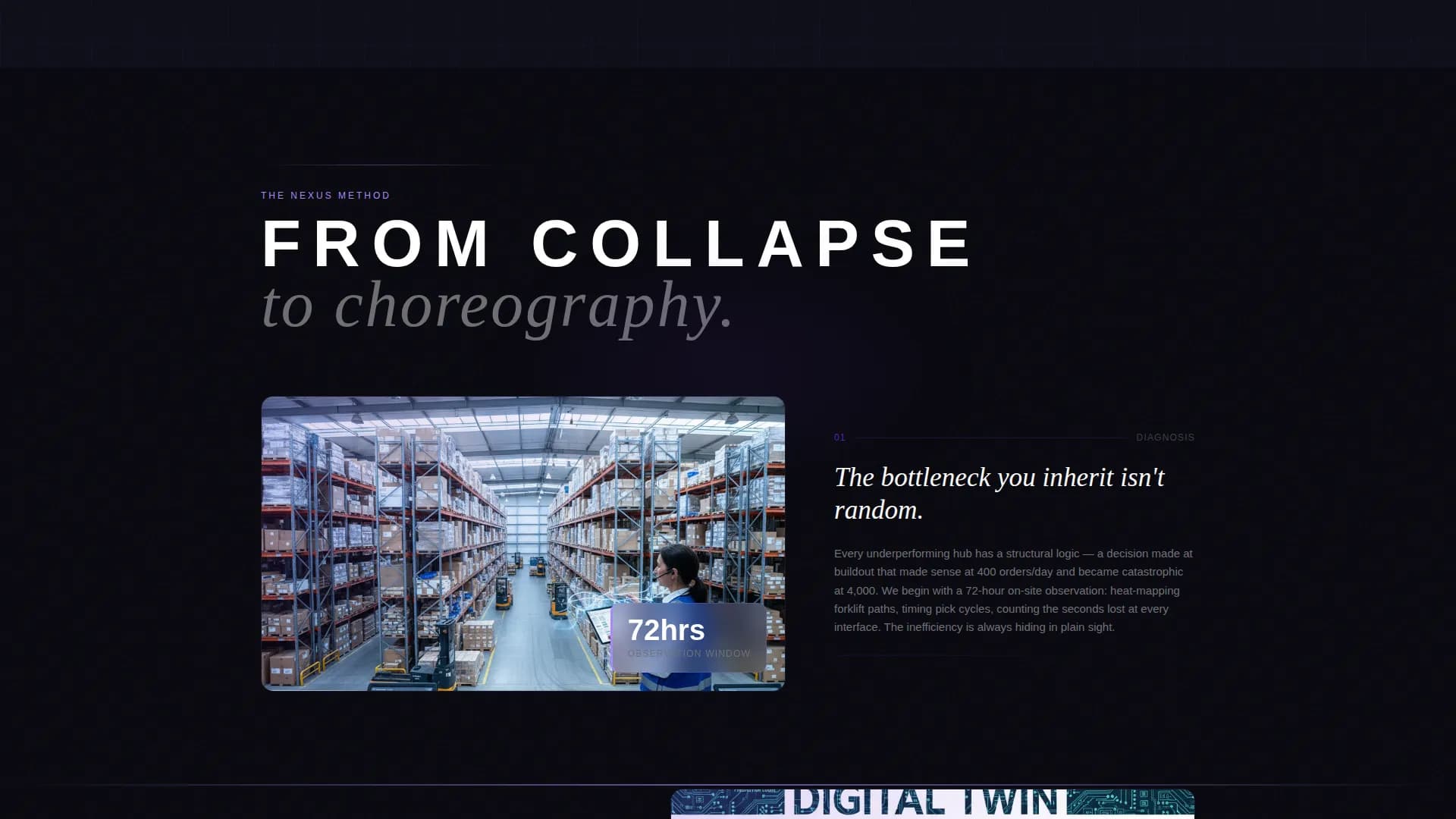 Nexus - Logistics Hub Design Landing Page Template