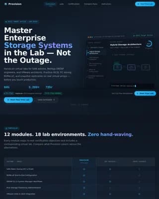 Store — Industrial Storage Certification Landing Page Template