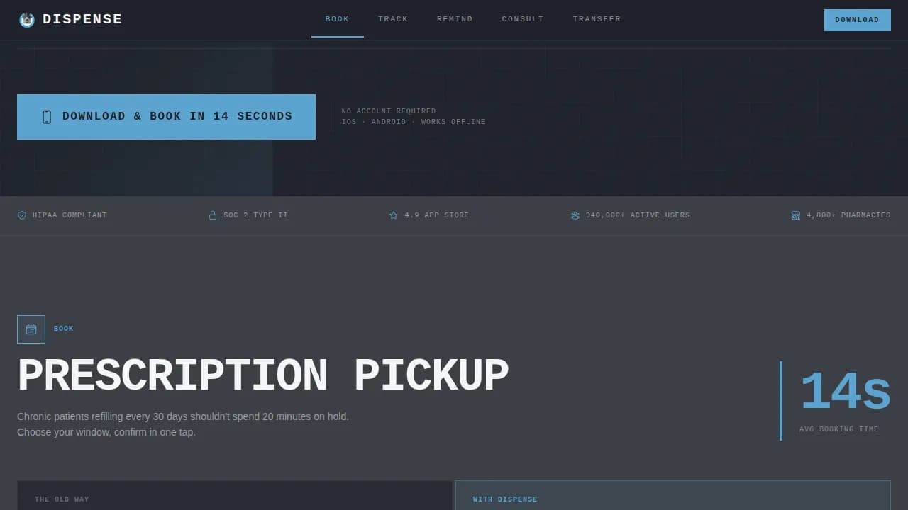 Pharma — Modern Pharmacy Services Landing Page Template