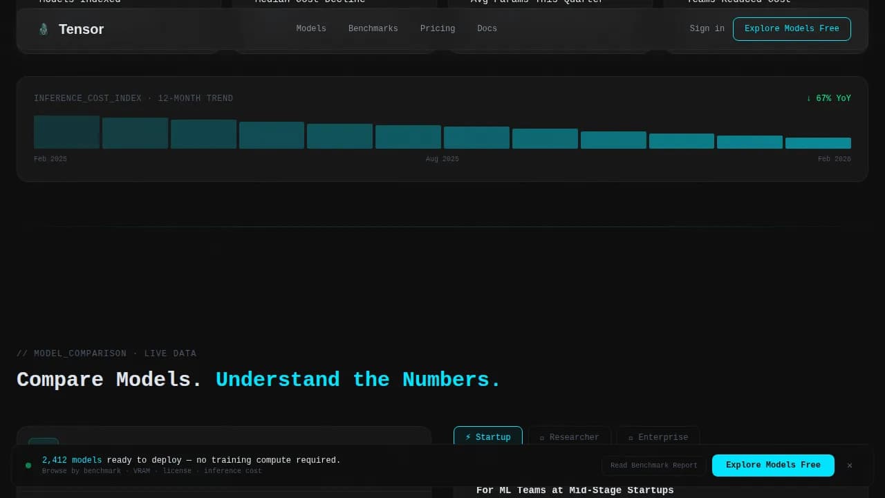 Nexus — Advanced ML Marketplace Landing Page Template