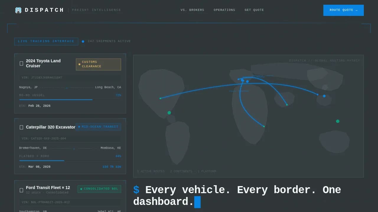 Fleet — Smart Logistics Management Landing Page Template