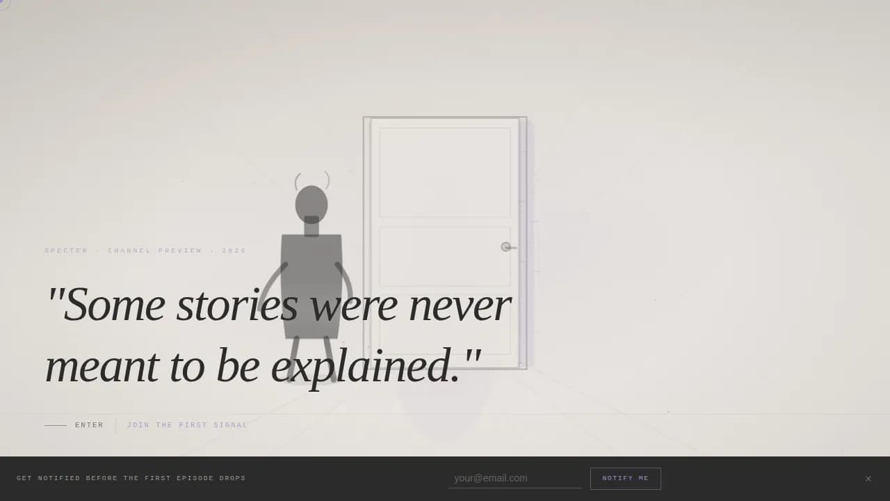 Phantom — Captivating Paranormal Content Landing Page Template