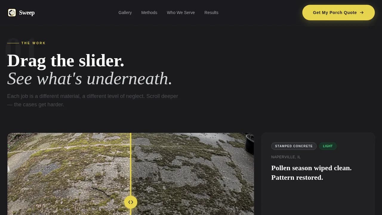 Pristine — Expert Cleaning Portfolio Landing Page Template