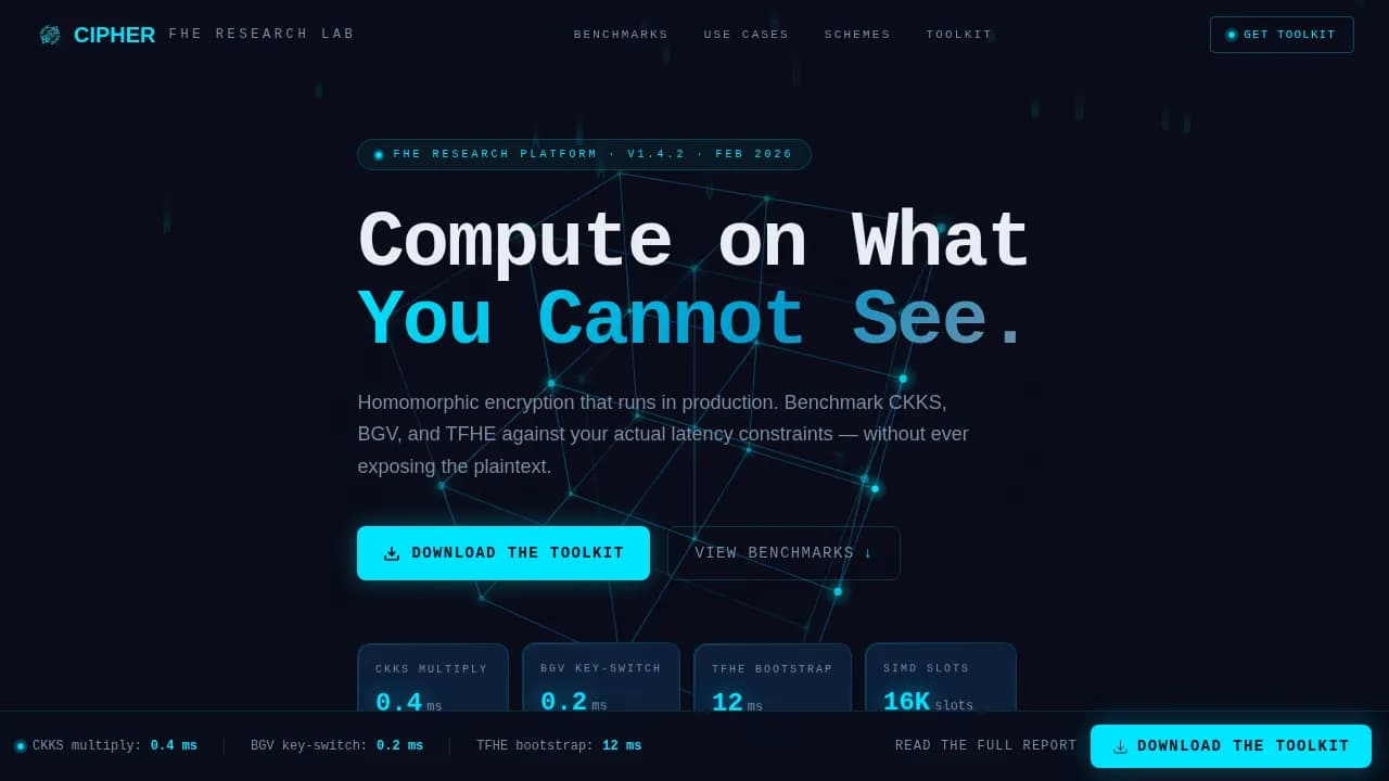 Cryptosecure — Advanced Encryption Research Landing Page Template