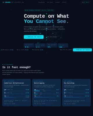 Cryptosecure — Advanced Encryption Research Landing Page Template