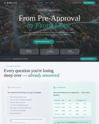 Qualify - Precision Mortgage Specialist Landing Page Template