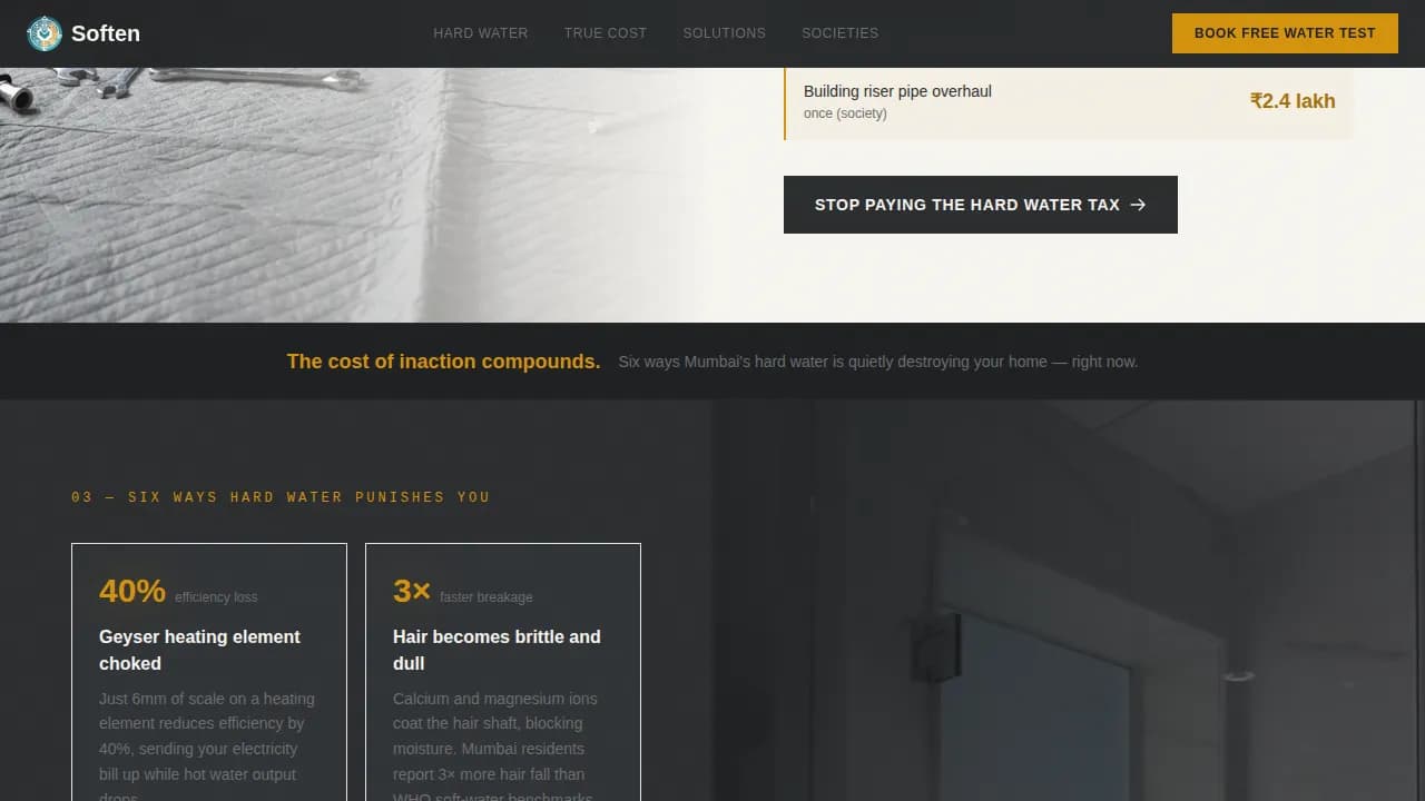 Aquapure — Effective Water Treatment Landing Page Template