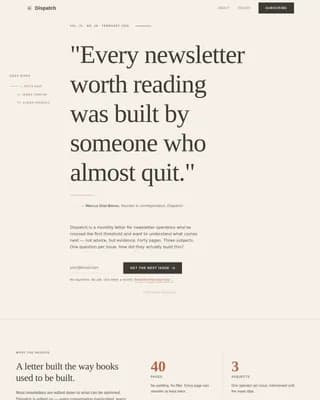 Chronicle — Vibrant Editorial Newsletter Landing Page Template