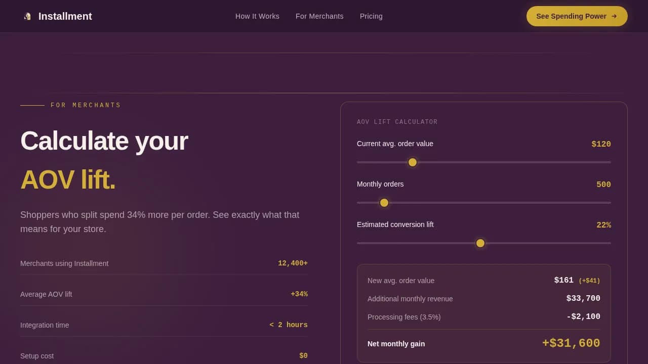 Installment - Data Command BNPL Finance Landing Page Template