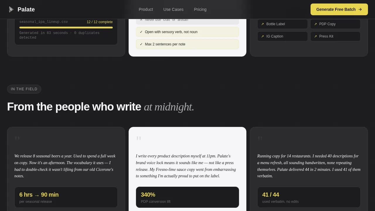 Flavor — AI-Powered Culinary Content Landing Page Template