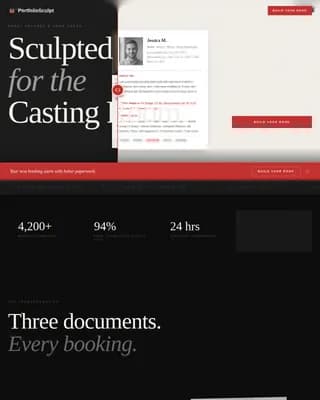 Folio — Editorial Modeling Portfolio Landing Page Template