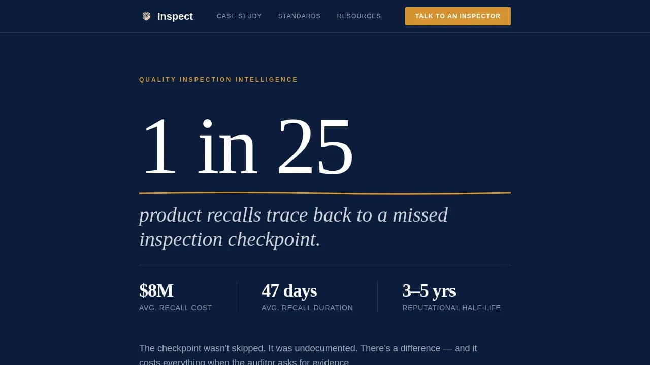 Verify — Compliance Auditor Booking Landing Page Template