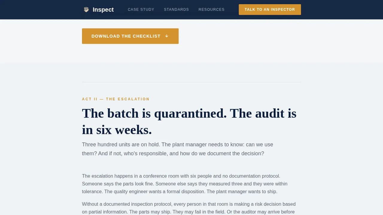 Verify — Compliance Auditor Booking Landing Page Template