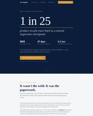Verify — Compliance Auditor Booking Landing Page Template