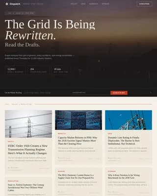 Ignite — Premium Renewable Platform Landing Page Template