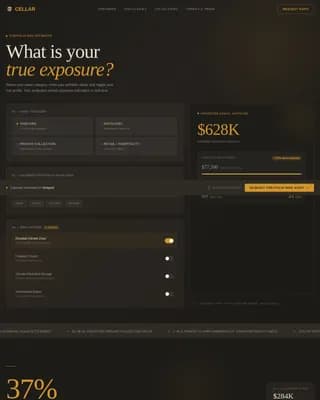 Vault — Premium Beverage Portfolio Landing Page Template