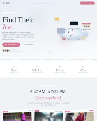 Stride — Community Youth Skating Landing Page Template