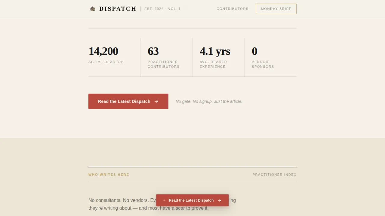 Route — Authority Logistics Insights Landing Page Template