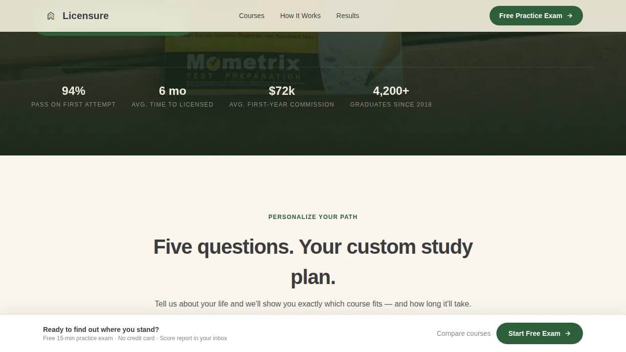 Accredit — Family-Focused Realty Academy Landing Page Template