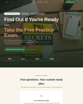 Accredit — Family-Focused Realty Academy Landing Page Template