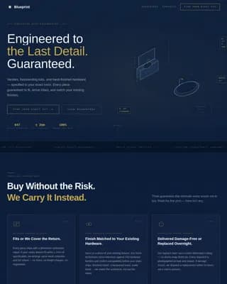Architect — Premium Bathroom Solutions Landing Page Template